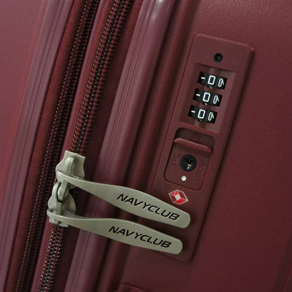 Navy Club Fodera Koper Hardcase PP - Expandable 4 Roda Putar TSA Lock - Size 28 Inch