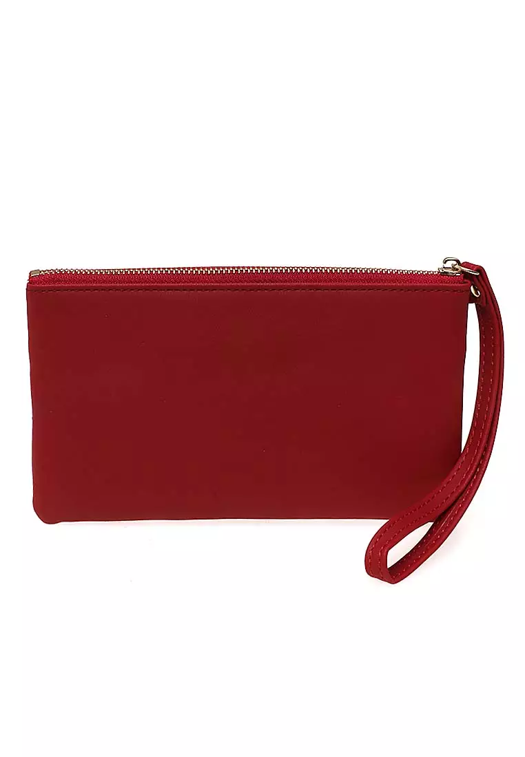 Dompet Clutch Wanita Model Panjang Large Compartment Material Leather Kulit ORIGINAL
