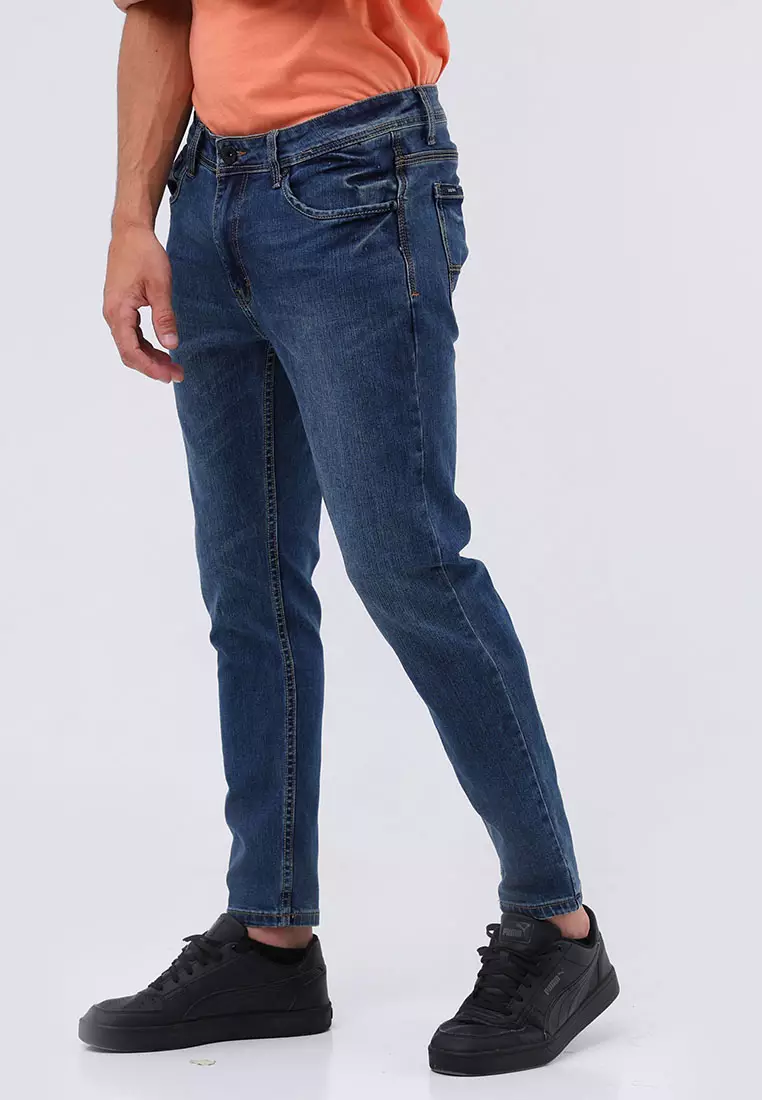 Denim Skinny Ankle Jeans