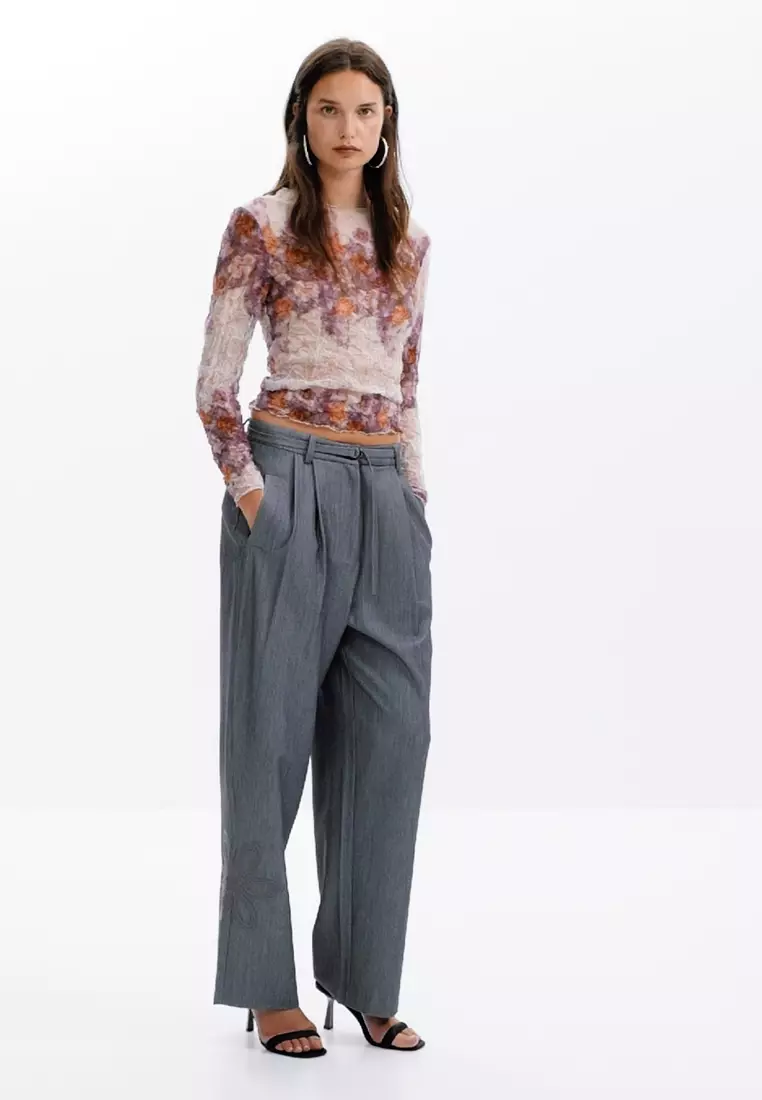Desigual Woman Straight long pants.