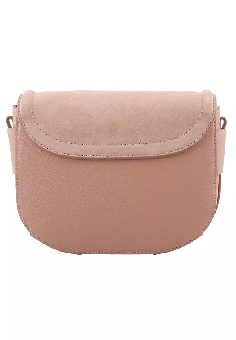 Mara Crossbody Bag in Coffee Pink