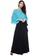 Nichii black Overlap Tie Waist Maxi Skirt 55317AA0CBA36CGS_4