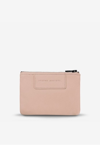 Status Anxiety pink Status Anxiety Anarchy Italian Leather Wallet - Dusty Pink 2AA0EAC6B86D11GS_1