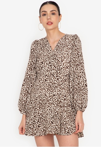 Buy Susto The Label Pelli Animal Print Dress 2022 Online Zalora Philippines