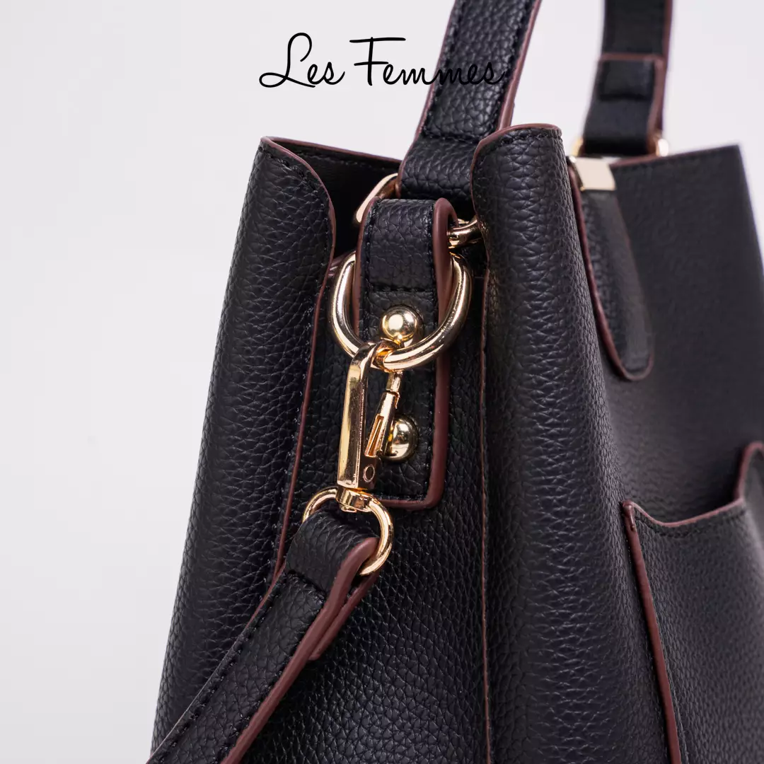 Les Femmes Kallen Bag Tas Selempang Wanita G349 210912 - Colour BLACK