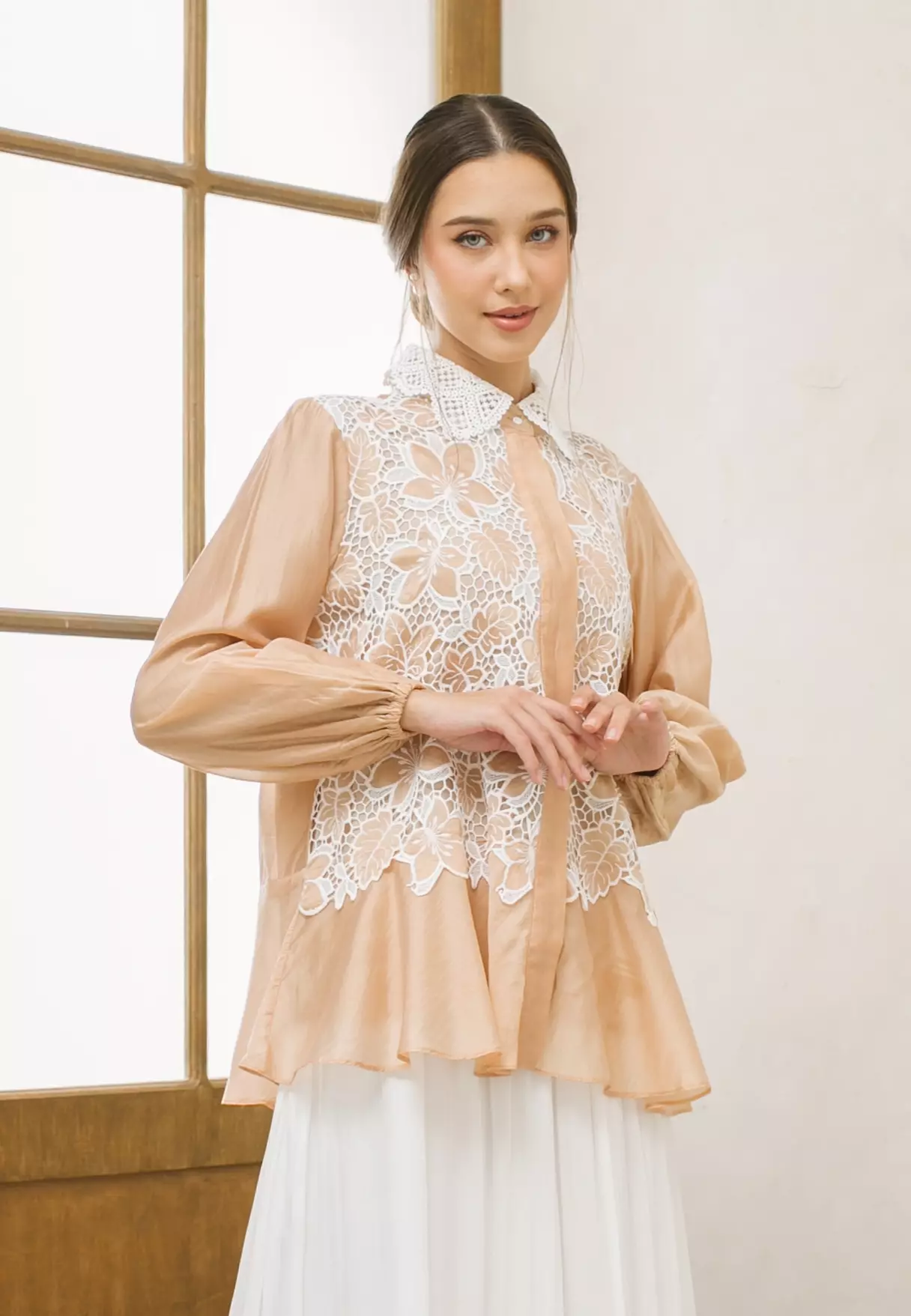 Emilie Blouse - Peach