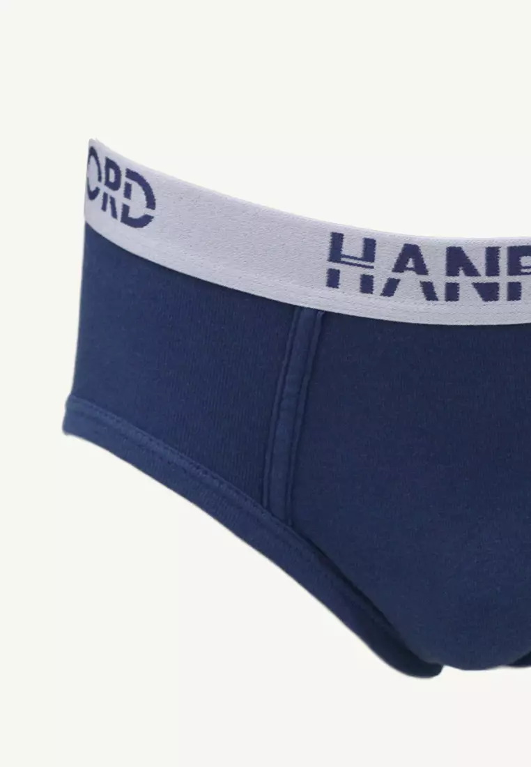 Premium Ribbed Cotton Hipster Men's Briefs Ashton - Assorted Colors (3in1 Pack)