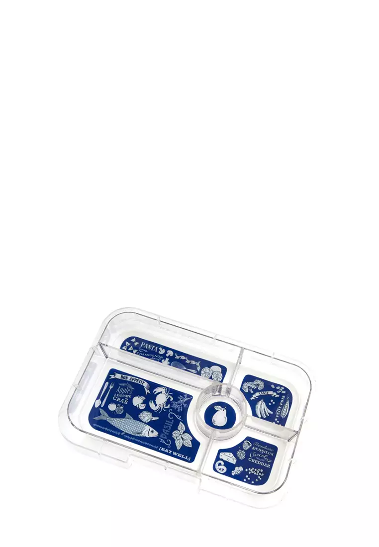 Yumbox Tapas 5C Antibes Blue Bon Apetit - Kotak Makan - Kotak Bekal Anak dan Dewasa