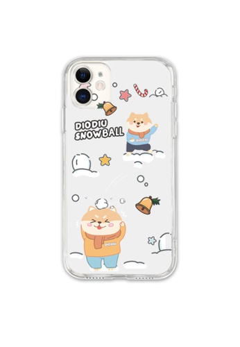 Kings Collection white Cartoon Shiba Inu iPhone 12 Pro Case (KCMCL2225) 0EA69AC80130F5GS_1