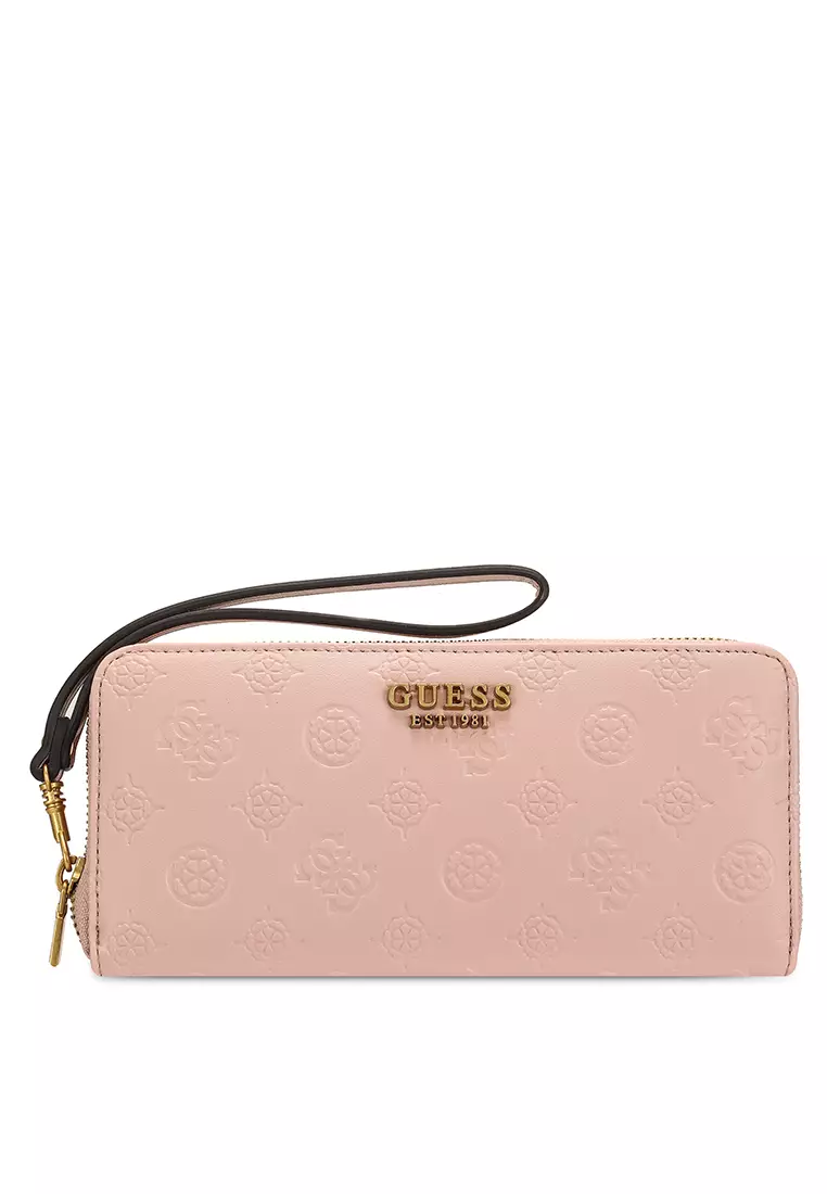 Buy Guess Laurel Large Zip Around Wallet Online ZALORA Malaysia