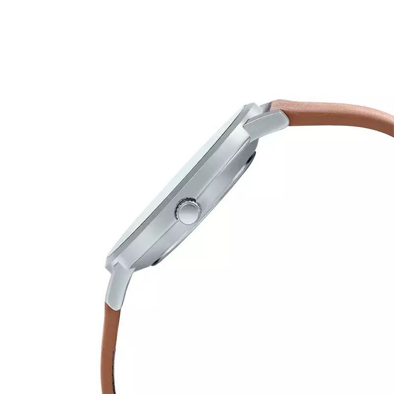 Jam Tangan Pria Casio General MTP-VT01L-2B2UDF Blue Dial Tan Leather Band