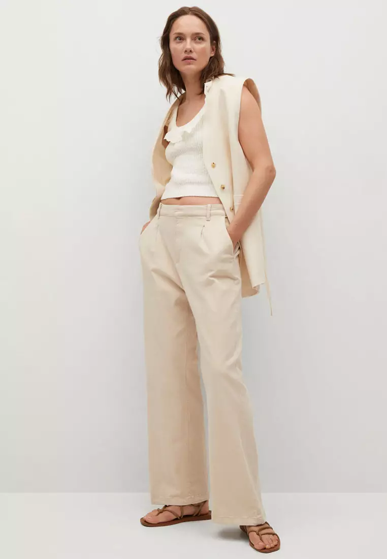 Cotton-Blend Knit Top