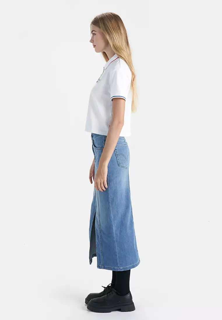 Levi's® Women's OVERLAP MIDI SKIRT