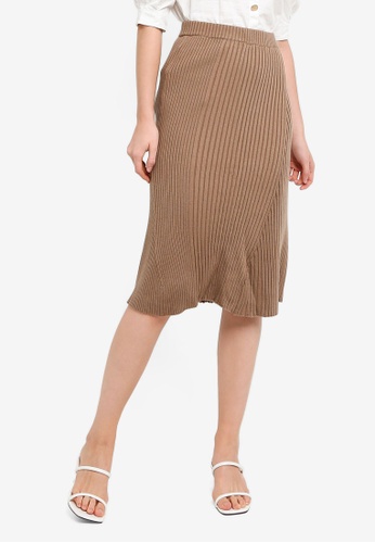 Tall brown pencil skirt clearance