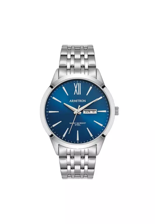 Men's Silver Stainless Steel Bracelet Analog Watch AR-20/5491NVSV