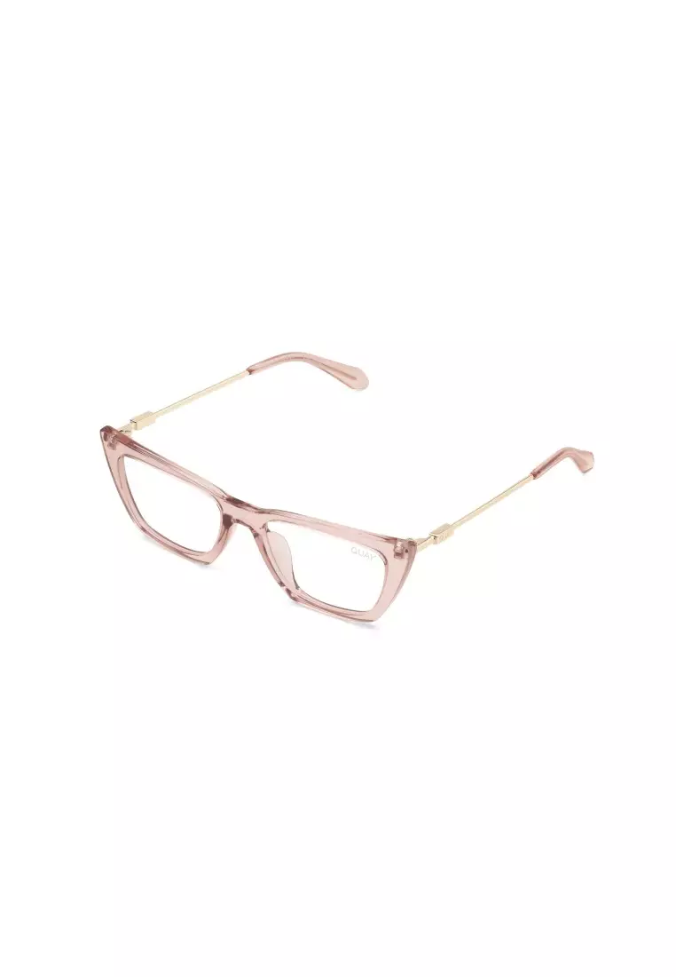 The Kween Blue Light Glasses - Crystal Oat/Clear