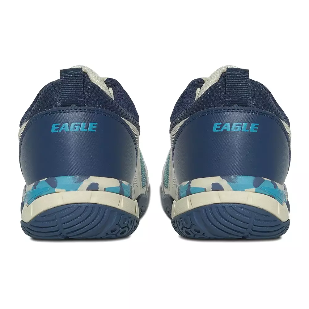 Eagle Sepatu Badminton Zephyr - COKLAT MUDA/BIRU TUA