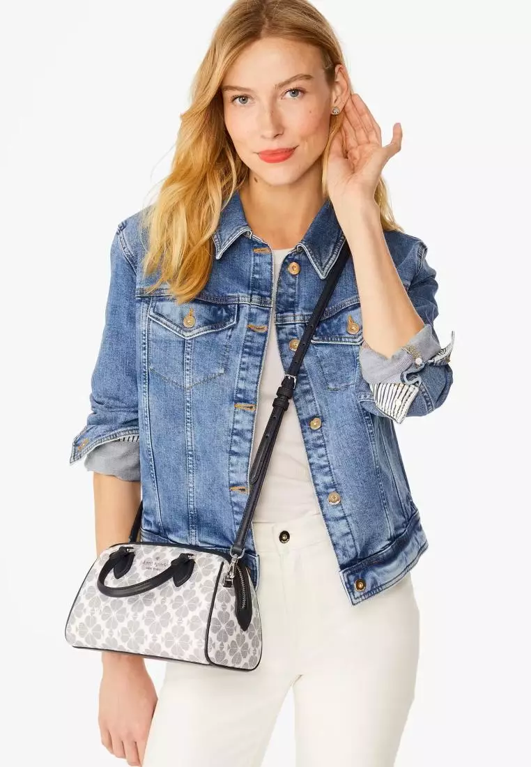 Kate Spade Signature Spade Flower Duffle Crossbody Navy Multi