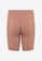 FOREST brown (1 PC) Forest Ladies Nylon Spandex Sports Knee Length Pants Selected Colours - FPD0003S D055AAAA1006B2GS_2