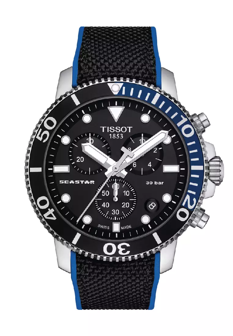 Buy Tissot Tissot Seastar 1000 Chronograph Dial Black Men's Watch