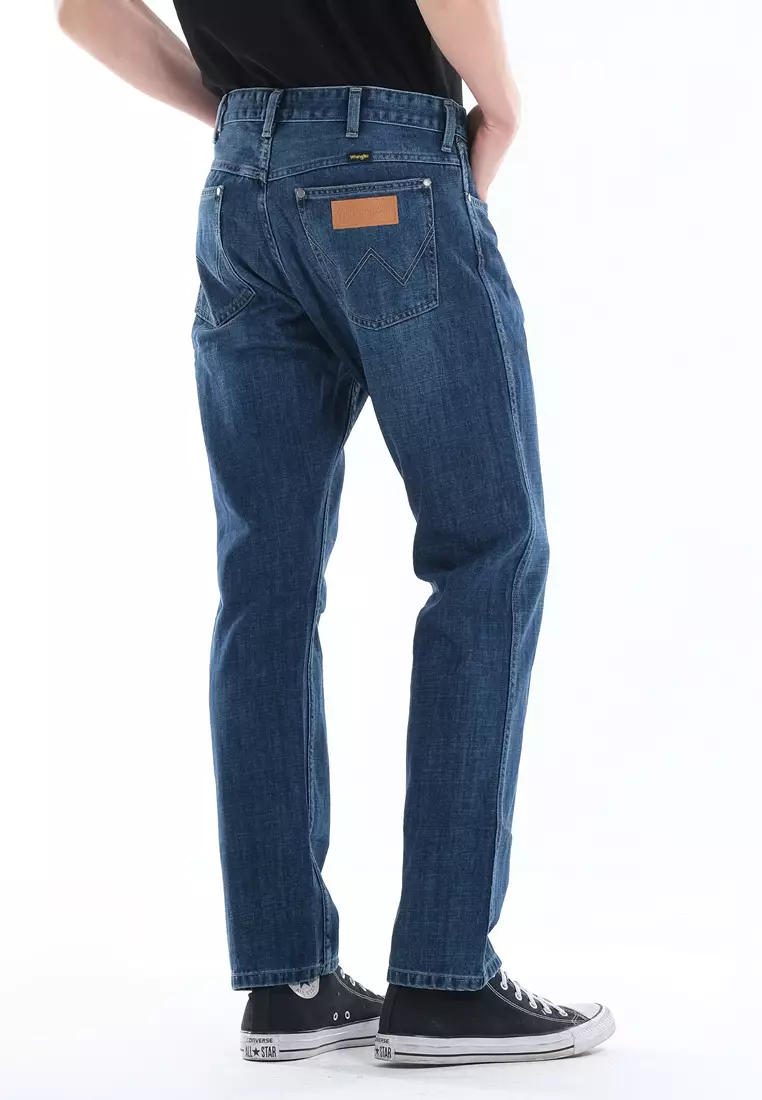 Frontier Relaxed Straight Denim Jeans for Men in Wranch Color
