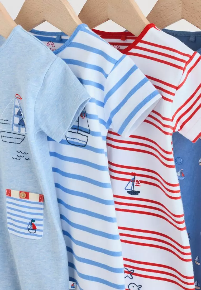 Jersey Baby Rompers 4 Pack