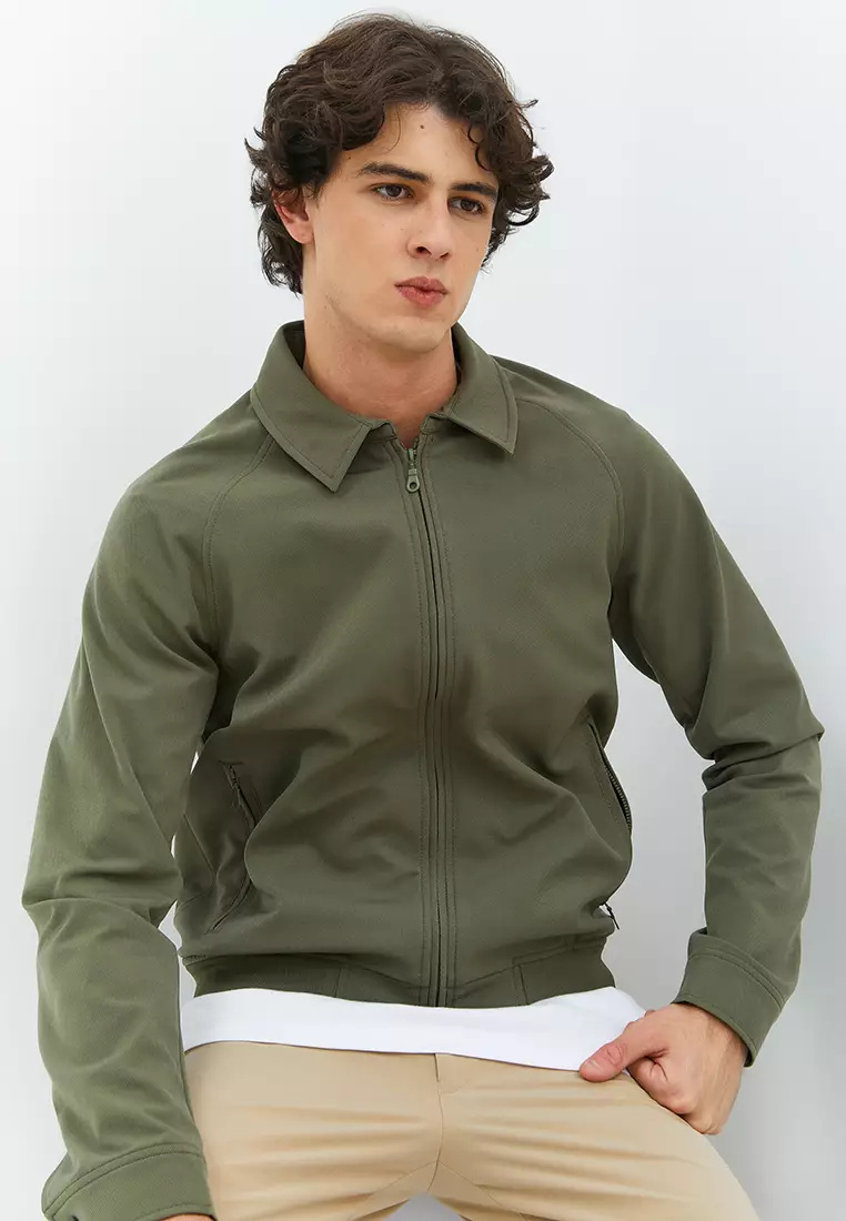 Jobb Monza Jacket Pria Slim Fit Dark Green