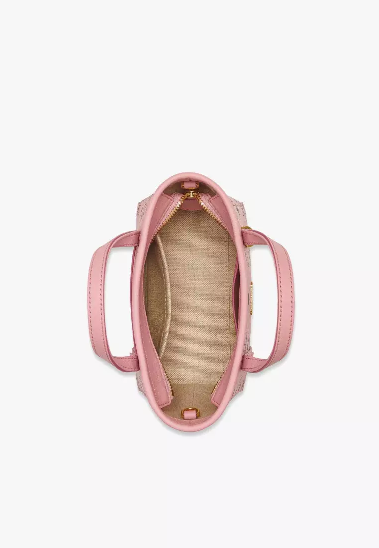 Toni Top-Zip Shopper in Visetos