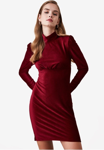 Buy Trendyol Velvet Corduroy Dress Online Zalora Malaysia