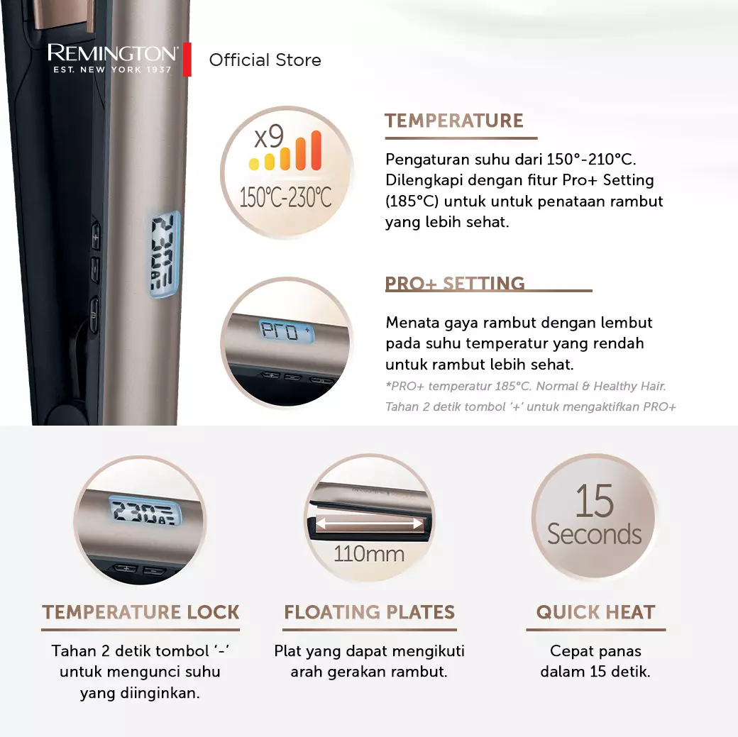 Paket Remington Catokan S8540 - Alat Cukur Rambut WF3000