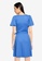 Springfield blue Short Sustainable Viscose Dress 54D3BAAEE695EBGS_2