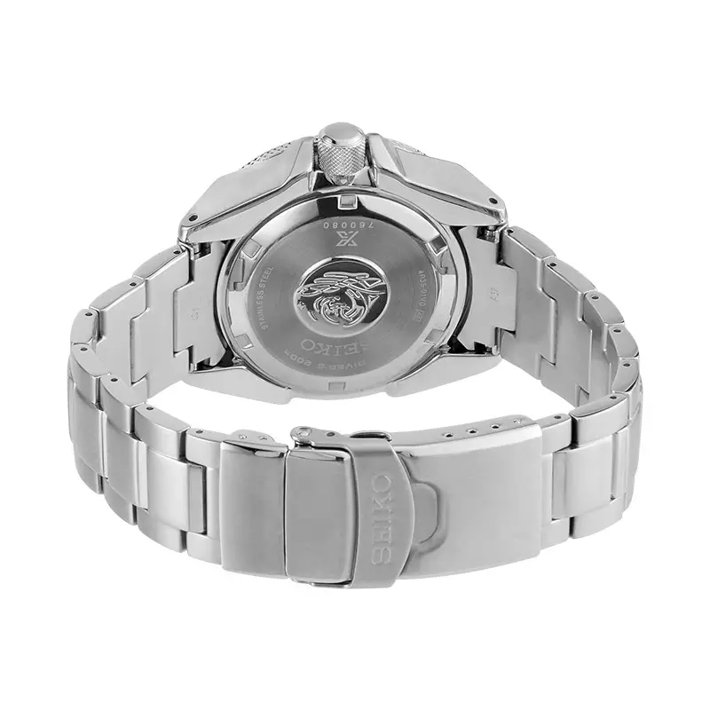 Jam Tangan Pria Seiko Prospex SRPF03K1 Samurai Automatic Black Dial Stainless Steel Strap