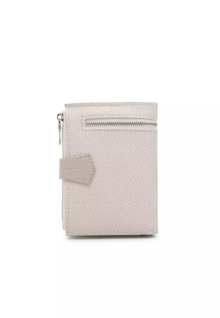 Women's Short Wallet / Purse - White