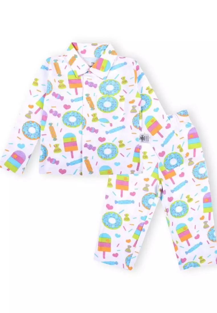 Kids Pajama Set Combo of 2 - Sweet Tooth & Pajama Party