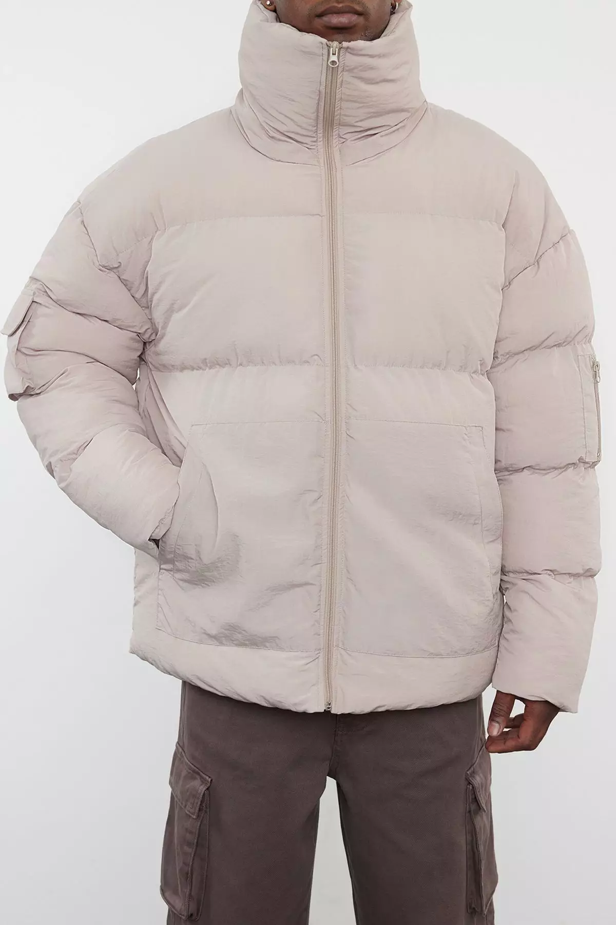 Unisex Taslan Relaxed Fit Winter Puffer Coat TMNAW25MO00007