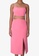 JUST G pink Teens Strappy Square Neck String Dress 5831CAA126DC26GS_7
