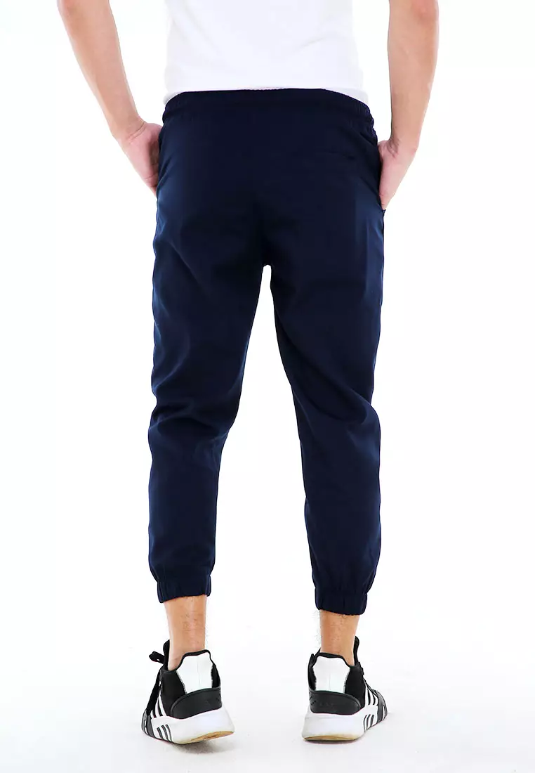 Locko Celana Panjang Sirwal Pria Simple Plain Casual Long Pants Material Baby Canvas ORIGINAL - Navy