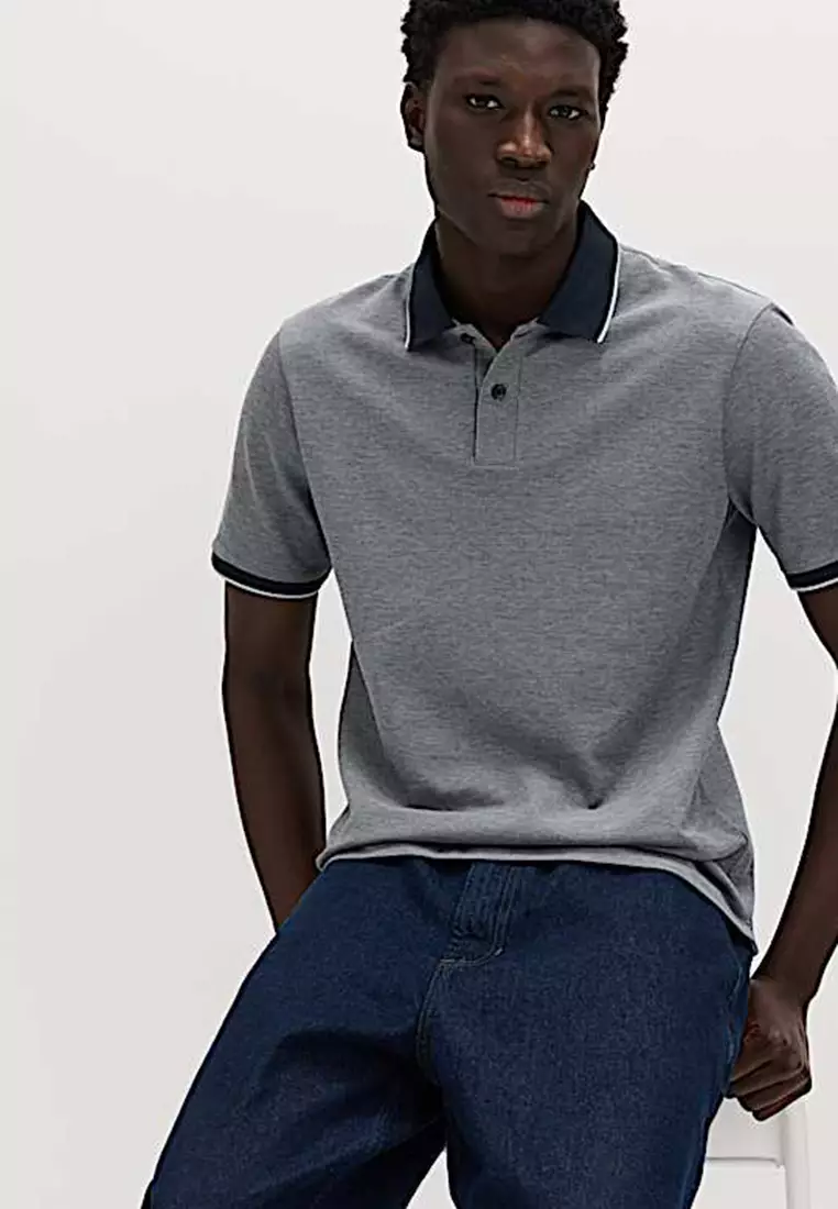 Ultimate Tipped Pique Polo Shirt