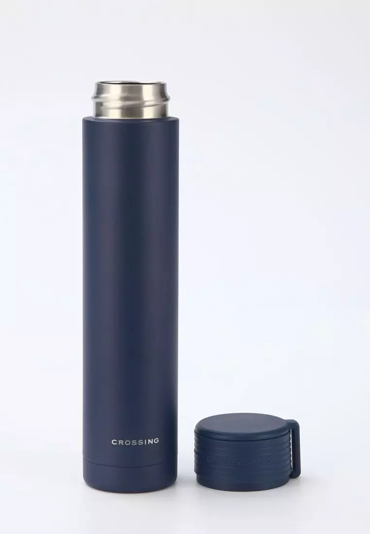 Crossing Compact Slim Insulated S/S Bottle 250ml - Ink Blue