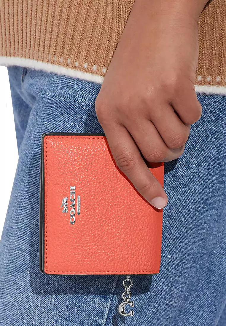 Snap Wallet in Tangerine C2862