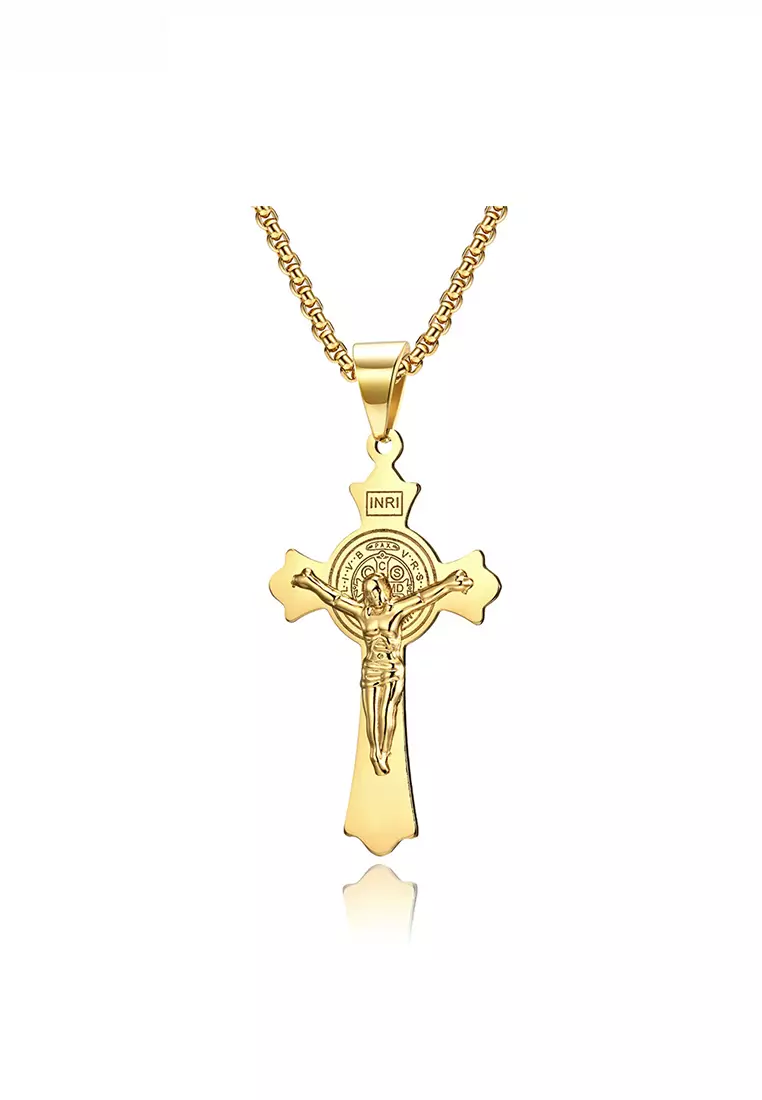 Christ on sale cross necklace