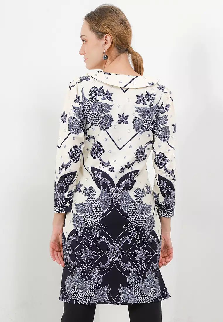 Cardigan Nizara Atasan Batik Wanita Lengan Panjang