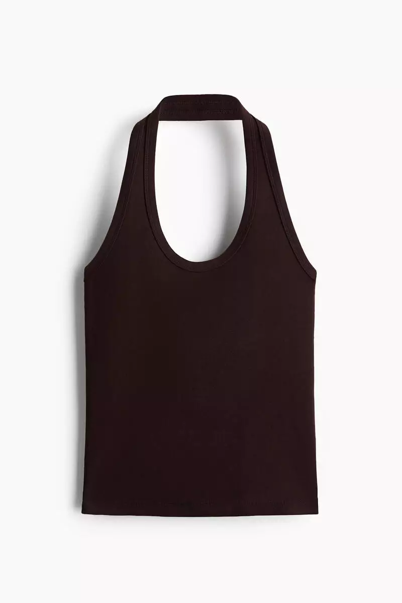 Cotton halterneck top