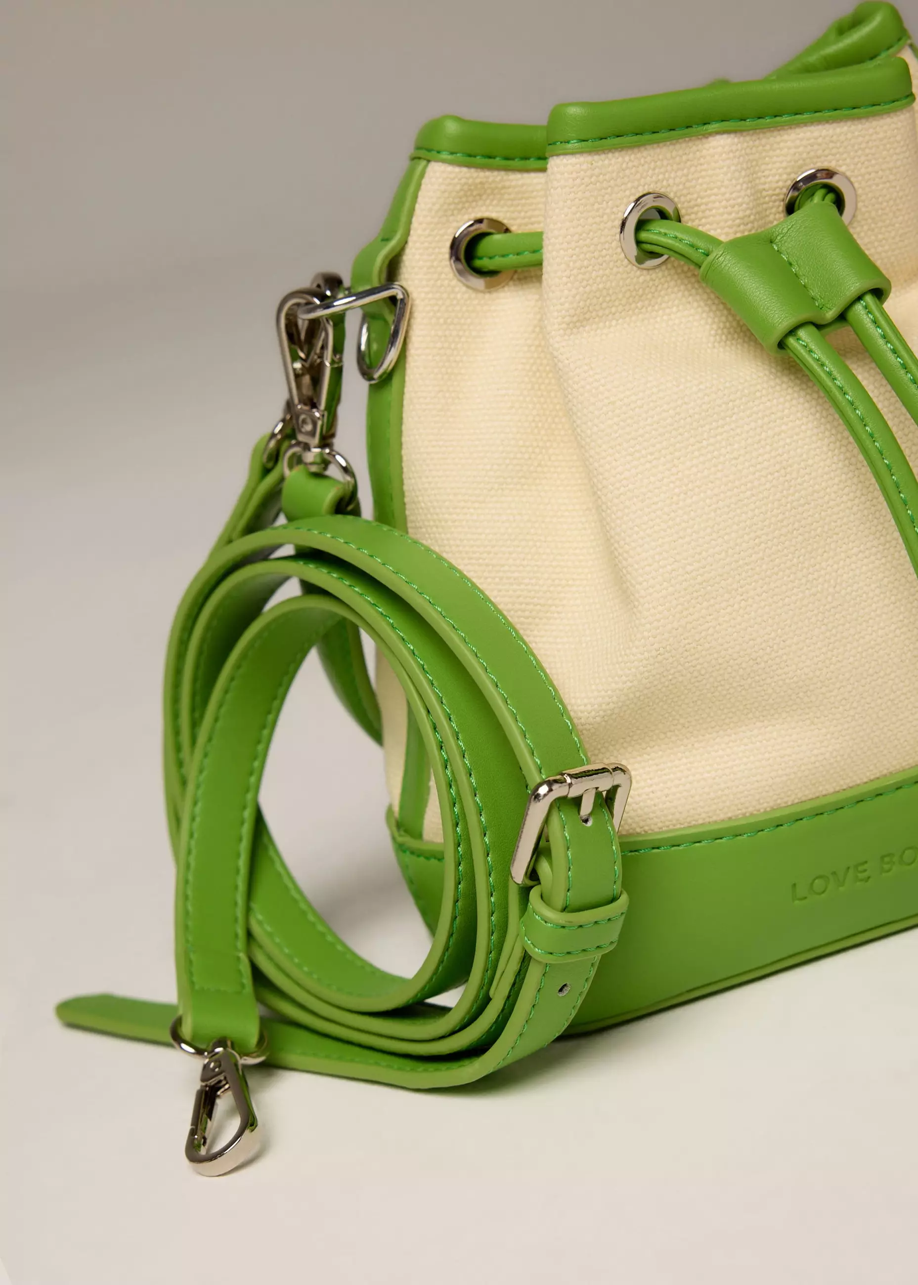 Tas Wanita - Convertible Canvas Bucket Bag