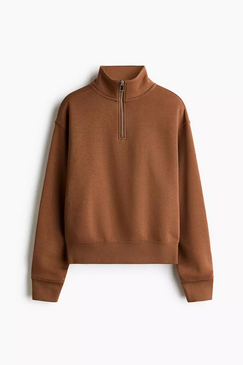 Zip-top sweatshirt