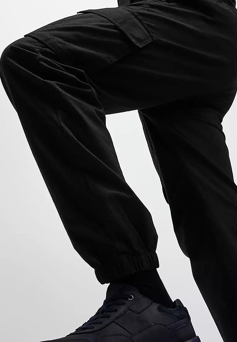 Elasticated Waist Ripstop Cargo Trousers