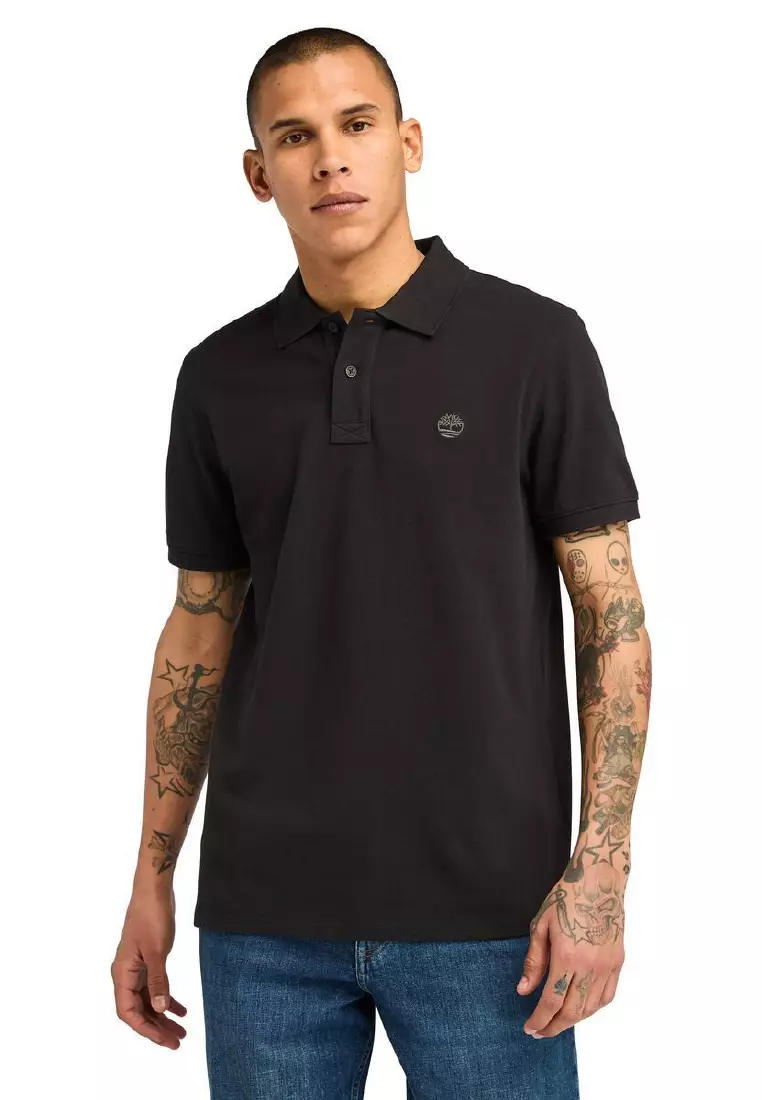Mens Af Pique Short Sleeve Polo Tee