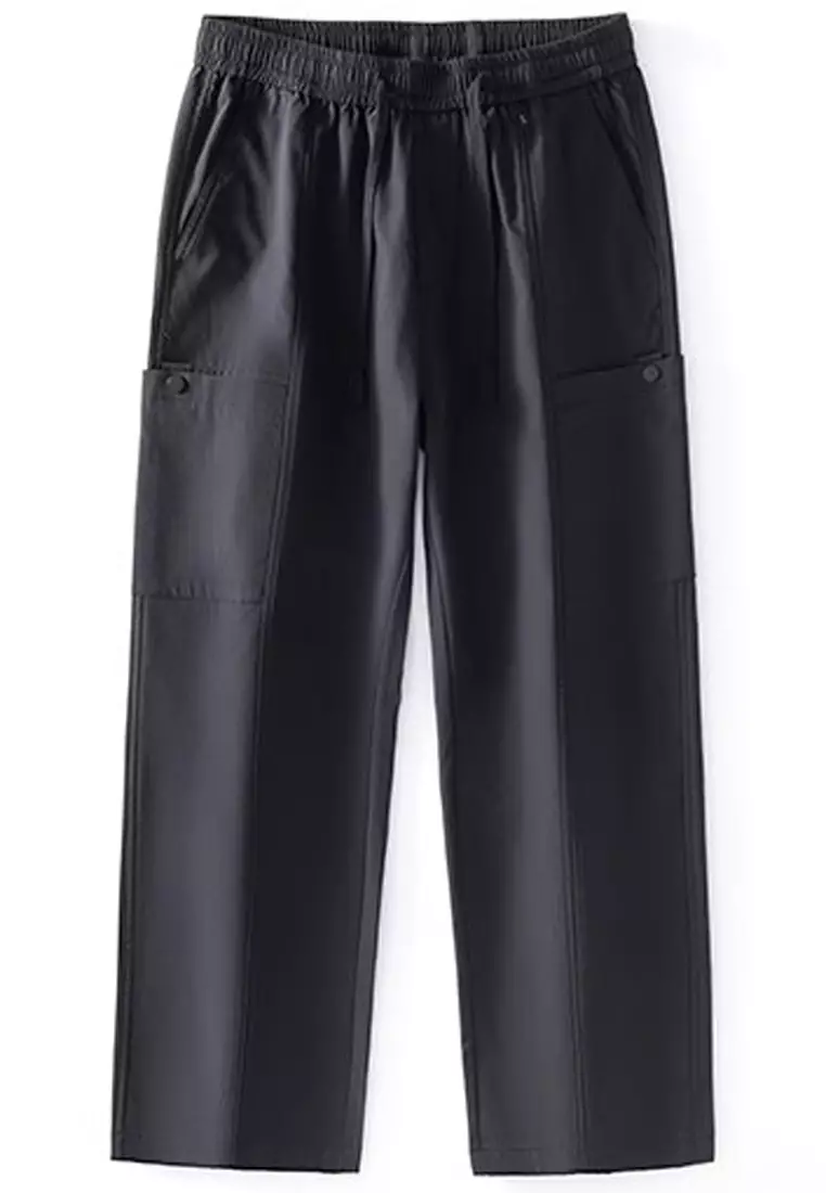 Drawstring Casual Cargo Trousers