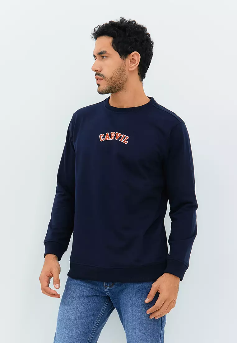 Carvil Sweater Pria Roxie-NVI