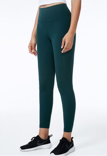 B-Code green ZWG5001-Lady Quick Drying Running Fitness Yoga Sports Leggings-Green F24FCAAE437624GS_1